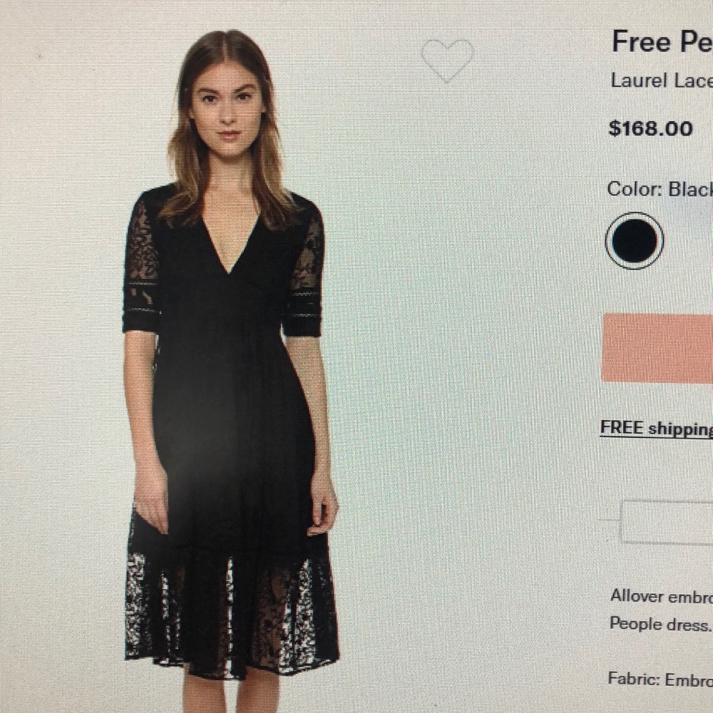 Free people laurel lace dress